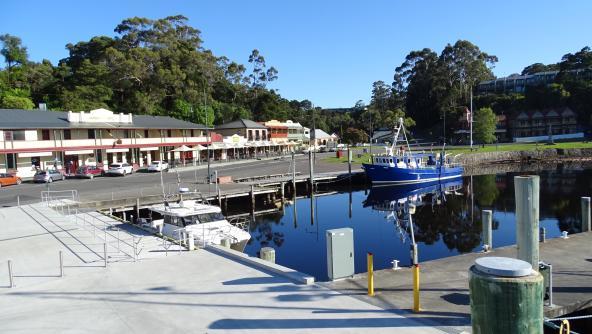 Strahan Tasmanien Westküste Gordon River Ausgangspunkt