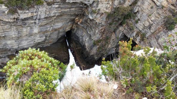 Devil's Kitchen Küstenformation Tasman Halbinsel Tasmanien