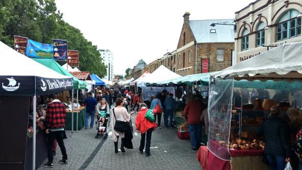 Salamanca Market Hobart Tasmanien